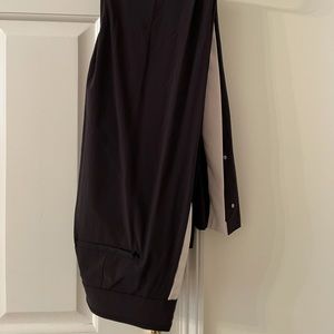 Athleta Women’s Black & White Stripe Cosmic pant